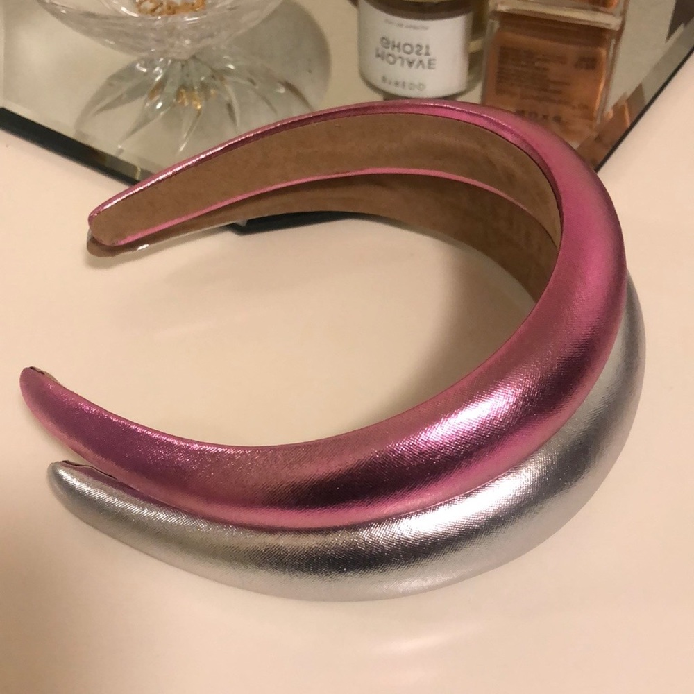 Metallic padded headbands
